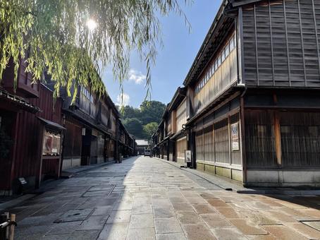 観光_金沢ひがし茶屋街 観光_金沢ひがし茶屋街 金沢,ひがし茶屋街,茶屋街の写真素材