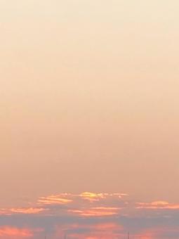 夕方の雲 夕方の雲の写真
