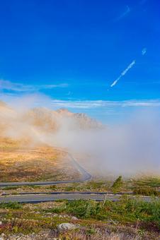 福島県　磐梯吾妻スカイラインの風景 磐梯吾妻スカイライン,福島,福島県の写真素材