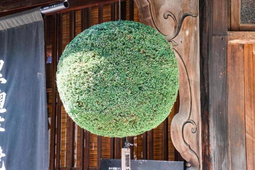 酒屋の酒林(さかばやし) 酒屋の酒林(さかばやし)の写真