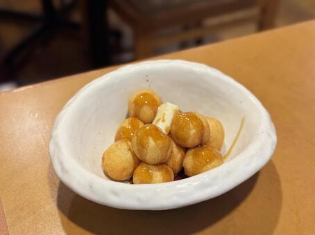 いももちバター いももちバター,ジャガイモ,バターの写真素材