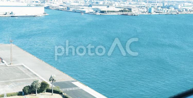 名古屋港の景色 名古屋港,景色,港の写真素材