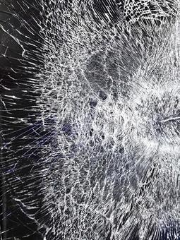 タブレットの割れ モニター,タブレット,画面の写真素材