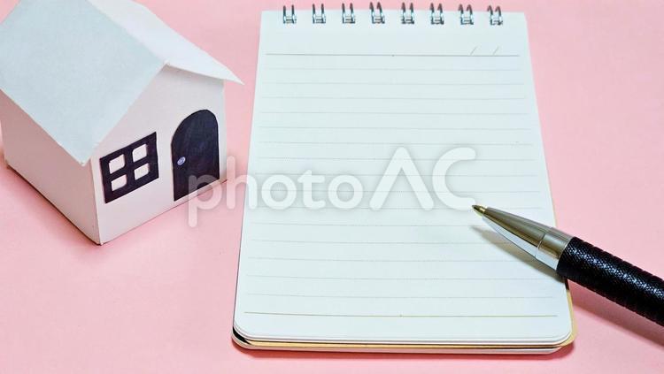 住宅ローンのイメージ 住宅ローン,返済,家計簿の写真素材