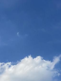 神田川9月:天高く秋の青空と雲 縦 神田川9月:天高く秋の青空と雲 縦の写真