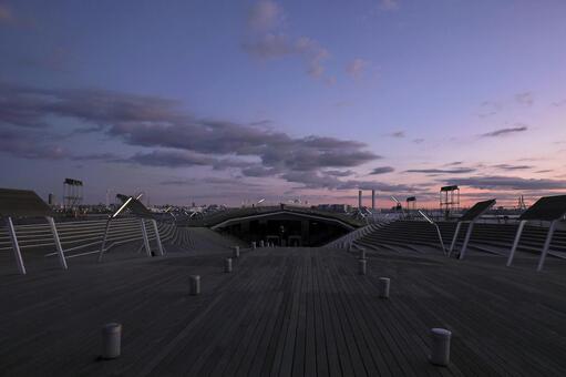 横浜 大桟橋,横浜,横浜港の写真素材