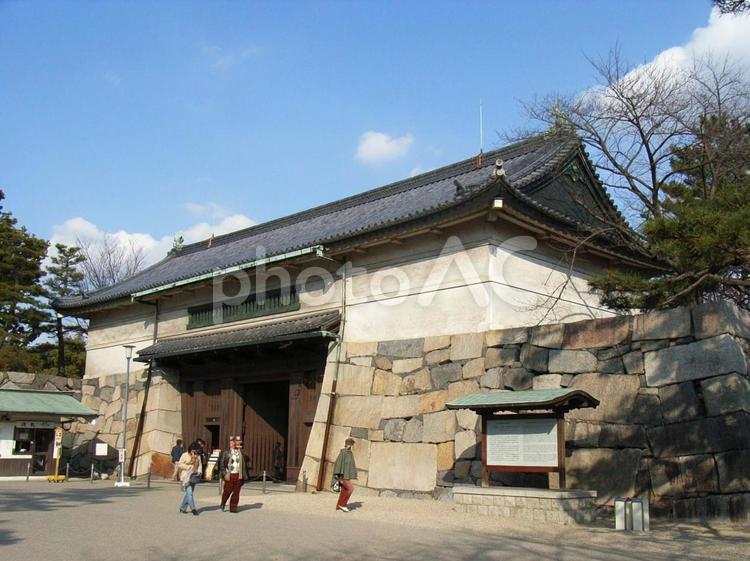 名古屋城正門 名古屋城の写真素材