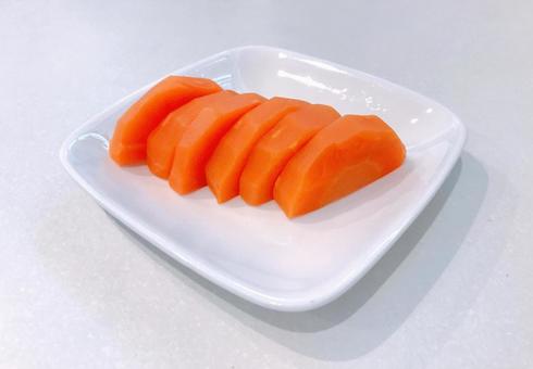 茹で人参 茹で人参の写真