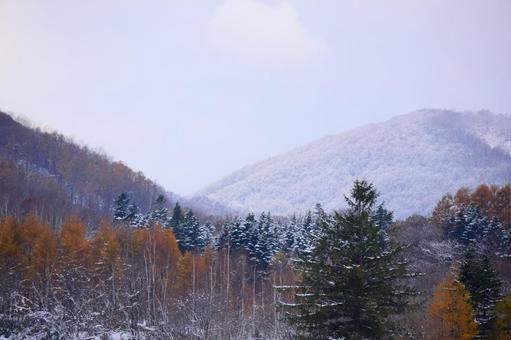 Snowy landscape, loose, snow, mountain, JPG