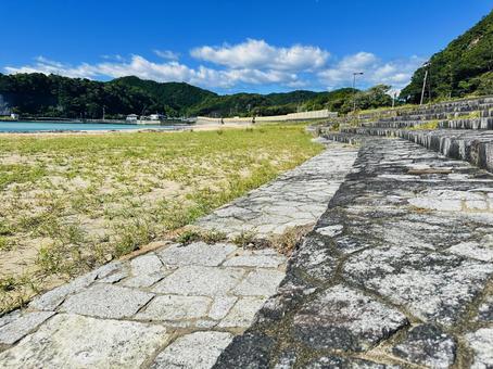 田原海水浴場 夏の海岸 田原海水浴場 夏の海岸 田原海水浴場,海水浴場,海の写真素材