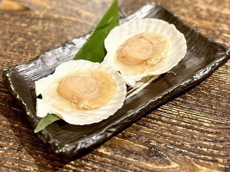 殻付きほたて 殻付きほたて ホタテ,帆立,居酒屋の写真素材