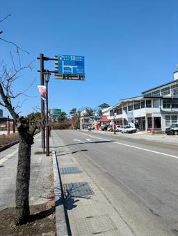 青森県　弘前市の街並み 青森県,弘前市,青森観光の写真素材