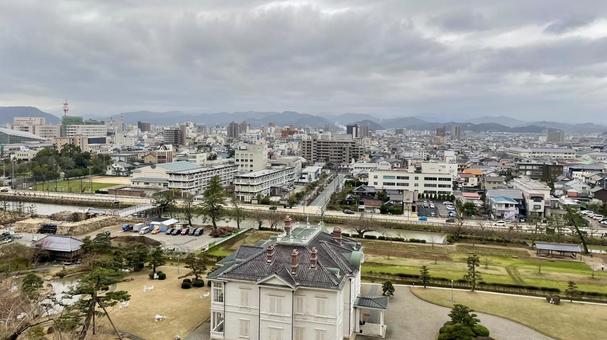 鳥取市内 鳥取市内 市内,街並み,田舎の写真素材