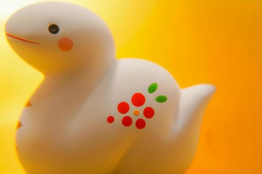 巳年（みどし・へびどし）の年賀状素材の写真