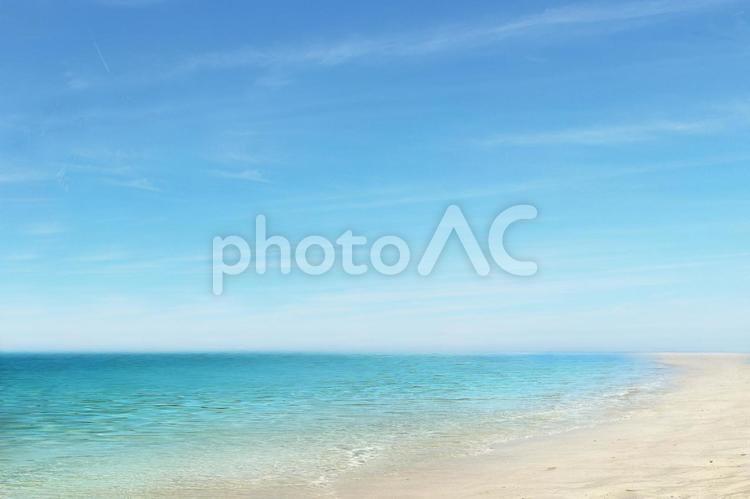 夏の海イメージ 海,夏,水平線の写真素材