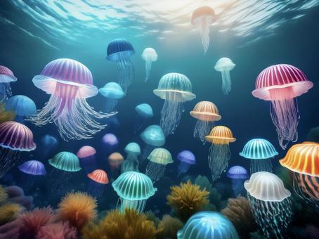 綺麗なクラゲ_AS000021 綺麗なクラゲ_AS000021の写真