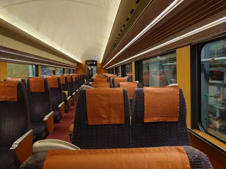 小田急電鉄MSE(60000形)車内 小田急電鉄MSE(60000形)車内 小田急,電鉄,ふじさんの写真素材