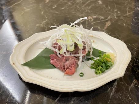 白レバ刺し 白レバ刺し 白レバ刺し,鳥レバ,刺身の写真素材