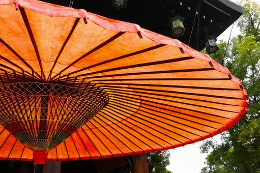 日本・和風・お正月のイメージ　番傘・和傘 日本,和風,お正月の写真素材
