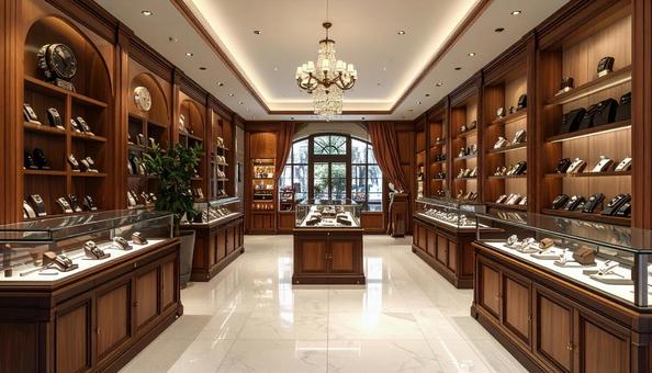 高級時計店の写真