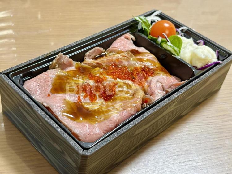 おいしそうなローストビーフ弁当 肉,肉料理,ビーフの写真素材