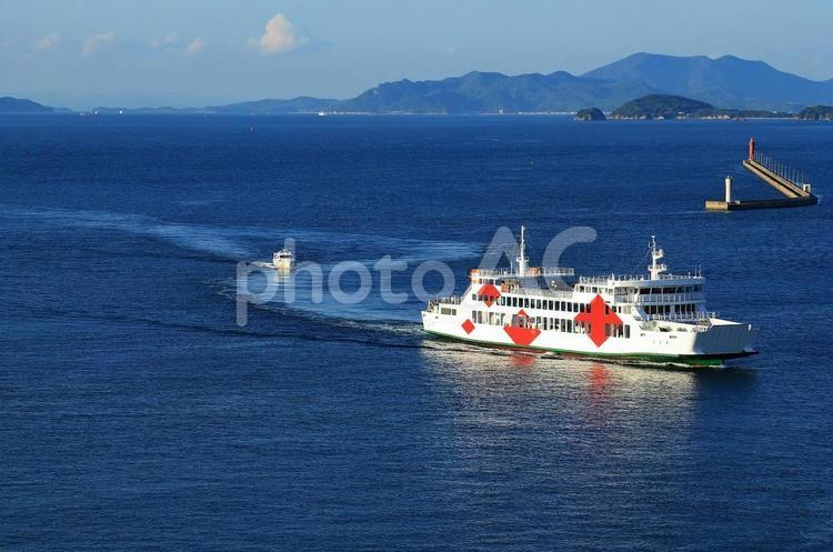 船と海と空 船,海,空の写真素材