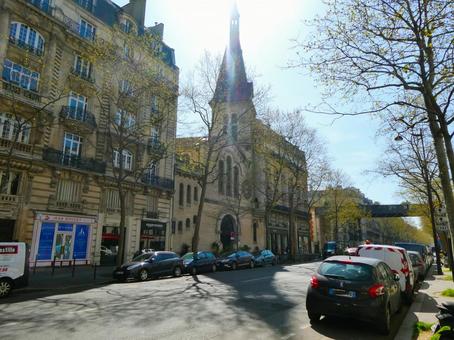 美しいフランスの街並み 美しいフランスの街並みの写真