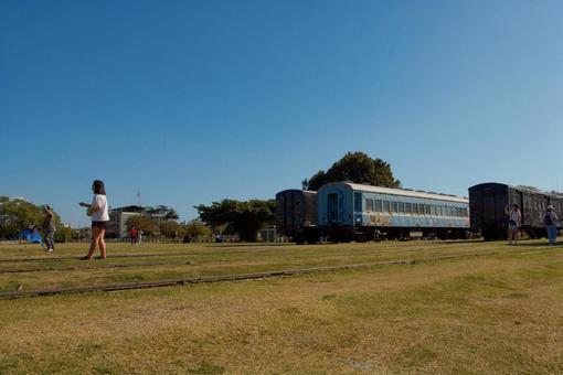 【台湾】高雄西子湾 哈瑪星鉄道文化園区 台湾,高雄,西子湾の写真素材