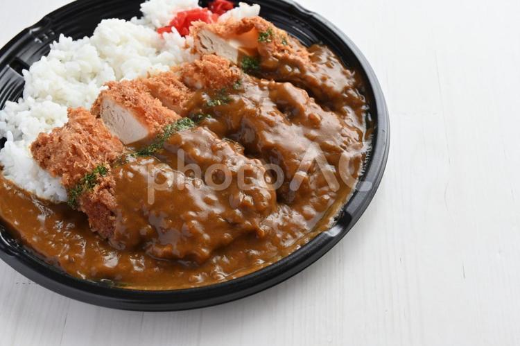 カツカレー弁当(チキンカツ) カツカレー,チキンカツカレー,カツレツの写真素材