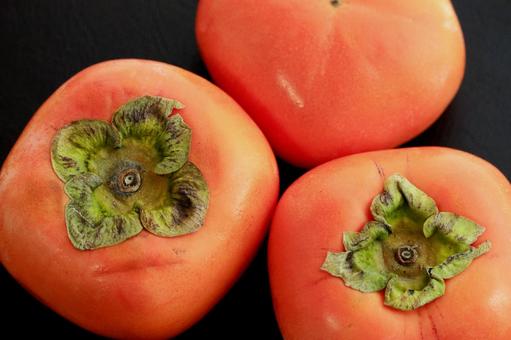 柿 柿,食べ物,果物の写真素材