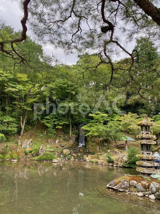 兼六園　海石塔 兼六園,海石塔,金沢の写真素材