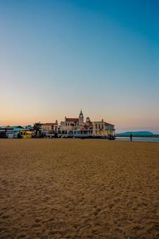 【福岡】シーサイドももち海浜公園 福岡,綺麗,風景の写真素材