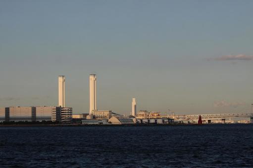 火力発電所 火力発電所,電力,横浜の写真素材