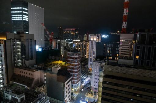 銀座の夜景 銀座の夜景の写真