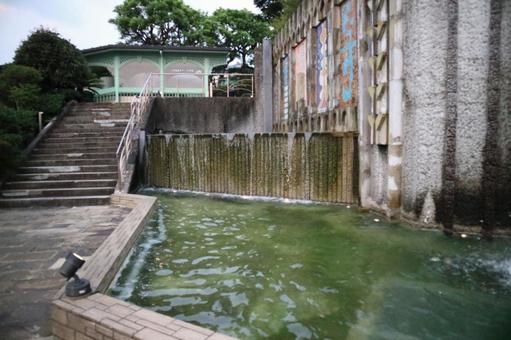 趣のある公園の夕景 公園,庭園,風景の写真素材