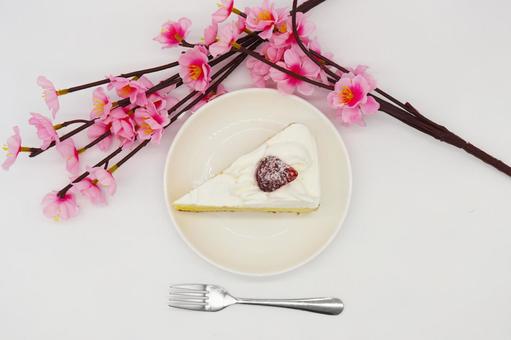 Cherry-blossom viewing and cake Cherry-blossom viewing and cake