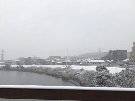 雪景色 雪景色の写真