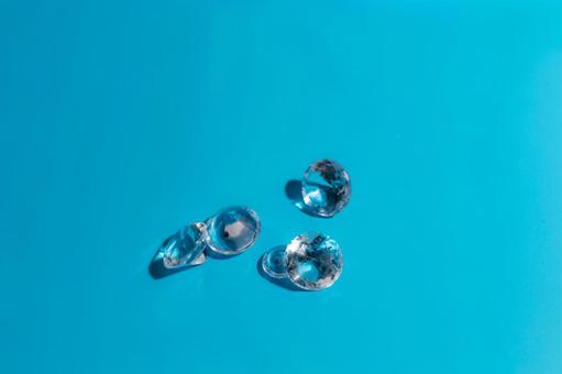 Photo, blue, a diamond, material, 