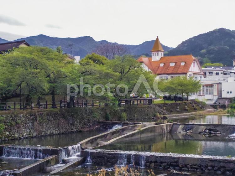 【佐賀県】嬉野温泉・シーボルトの湯 シーボルトの湯,嬉野温泉,嬉野温泉公園の写真素材