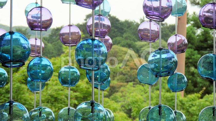 法多山尊永寺の風鈴 風鈴,夏,納涼の写真素材