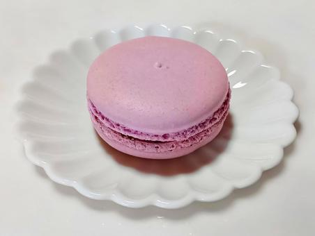 マカロン　イチゴ味 マカロン,焼き菓子,おやつの写真素材