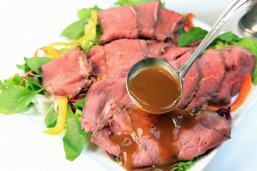 Photo, roast beef, beef, roast, 