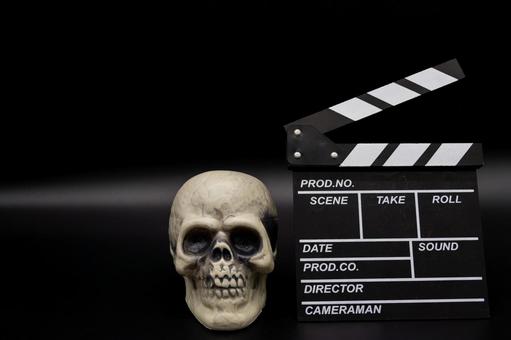 ホラー映画のイメージ ホラー映画のイメージ 映画,ムービー,黒の写真素材