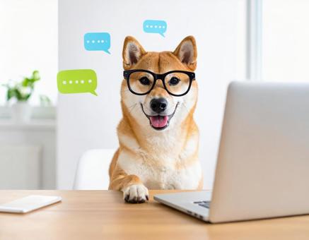 在宅ワークの写真