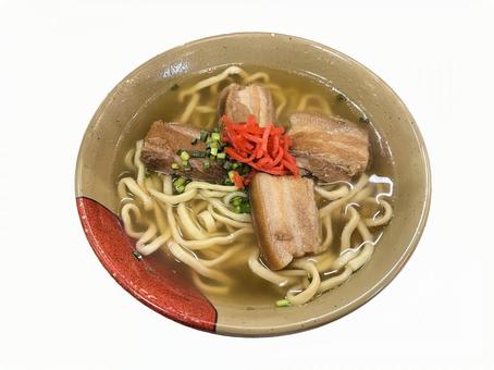 沖縄そば 沖縄グルメ,おいしい,麺の写真素材