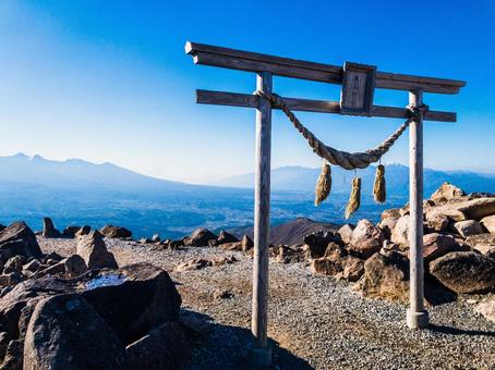 霧ヶ峰高原から見る景色 霧ヶ峰高原から見る景色の写真