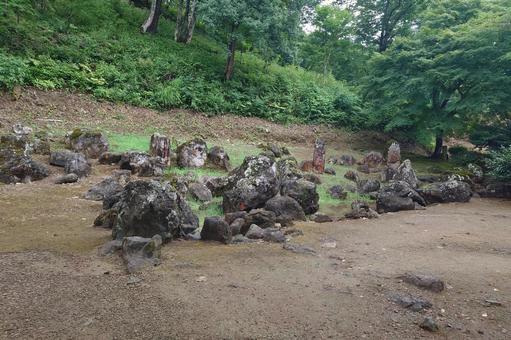 福井県-一乗谷朝倉氏庭園-湯殿跡庭園 福井県-一乗谷朝倉氏庭園-湯殿跡庭園の写真