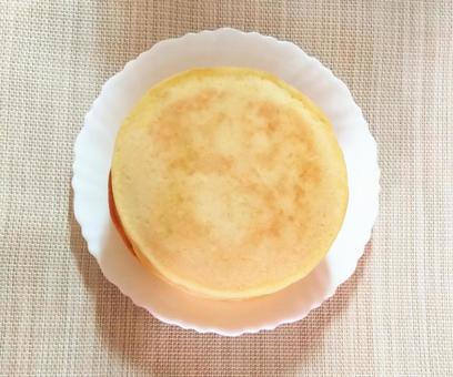 ホットケーキ(上から) ホットケーキ(上から) ホットケーキ,パンケーキ,おやつの写真素材