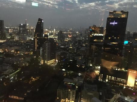 バンコクの夜景 バンコクの夜景の写真