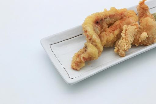 いか下足天ぷら&鶏唐揚げ いか下足天ぷら&鶏唐揚げ いか下足,天ぷら,いか下足天ぷらの写真素材